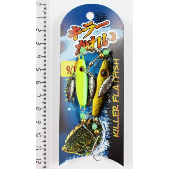 Купить Булер JpFishing Killer Flatfish (9/13гр, 2шт, Mix 012) в магазине Примспиннинг