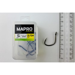 Крючок Mapro KN-5BN №2/0 (5шт, чёрный)