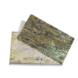 Материал для оклейки блёсен, пилкеров, флешеров (1 лист, 14х24см натуральная ракушка)