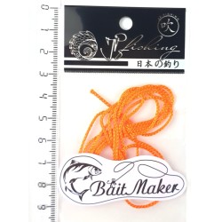 Материал для вязания приманки BaitMaker Cord (1м, шнур, оранжевый UV)