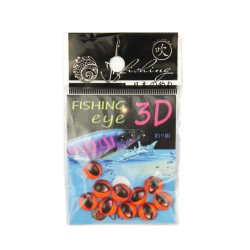 Глазки JpFishing Fishing Eye 3D (10мм, 10шт, color 013)