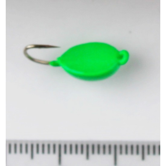 Купить Мормышка Ooshima Bug (2.5гр, Green UV) в магазине Примспиннинг