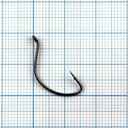 Крючок Sasame Roсk Fish Finesse Hook №8 (8шт, ушко, чёрные)