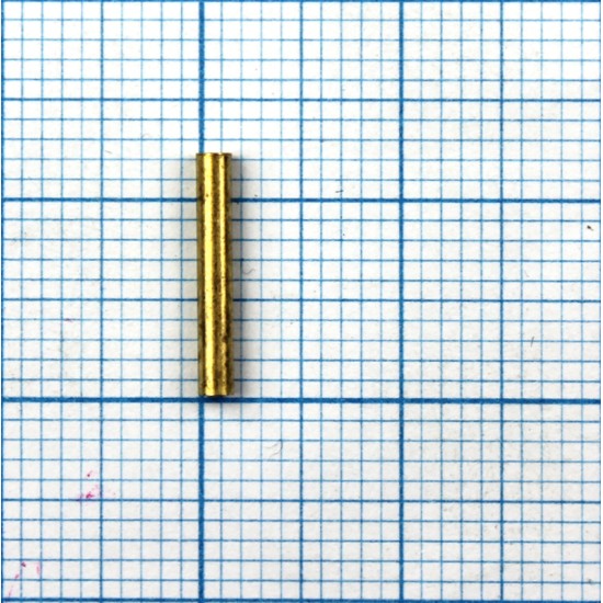 Купить Втулка обжимная JpFishing Round Copper Sleeve W (10шт, 1,1*1,8*12мм, медная) в магазине Примспиннинг