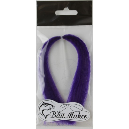 Купить Материал для вязания приманки (волокно синтетическое) 20см фиолетовый в магазине Примспиннинг