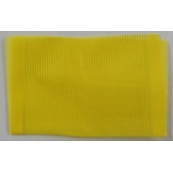 Материал для вязания бород на самодуры (лента для бантов) 10см 80мм желтый