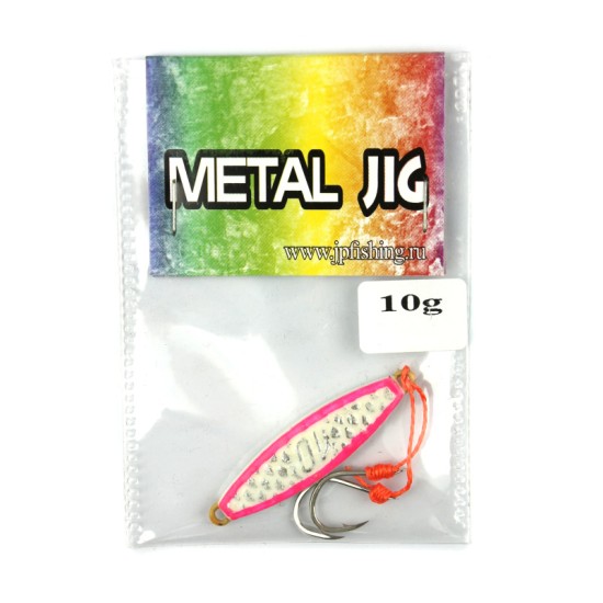 Купить Булер JpFishing Metal Jig (10гр, twin hook, color 001) в магазине Примспиннинг