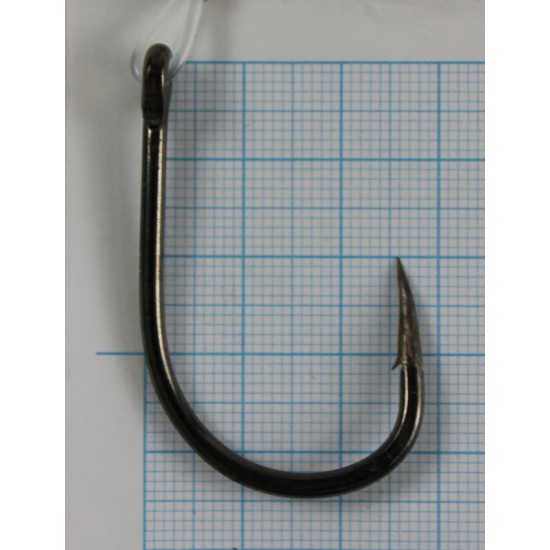 Купить Ассист-хук JpFishing Single Hook №8 (1шт, 1,4мм, with ring №10, тип 2) в магазине Примспиннинг