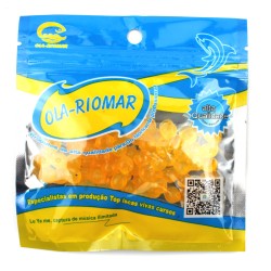 Икра силиконовая Ola-Riomar (8мм, 90шт, оранжевая)