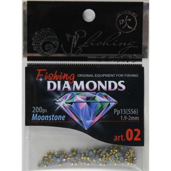 Купить Стразы Fishing Diamonds (Moonstone, Pp13/SS6, 1.9-2 mm, 200 шт) в магазине Примспиннинг