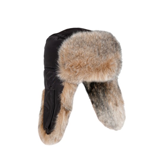 Купить Шапка ушанка с маской Huntsman Евро Волк (58-60р. цв. Чёрный) в магазине Примспиннинг