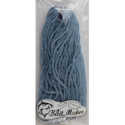 Материал для вязания приманки (шерсть) 10 м голубой