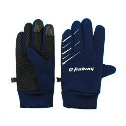 Перчатки рыболовные JpFishing Gloves Fishing (р.XL, ткань водоотталкивающая, цвет синий)
