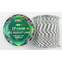 Поводковый материал FTK Jig Assist Line 12X Strand (0.8мм, 50м, 64кг, 140Lb)