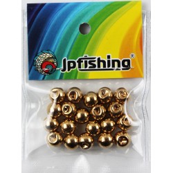 Бусина 8мм Jpfishing (5гр, пластик, внутренний 1.0 мм, цвет медь)