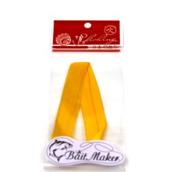 Материал для вязания бород на самодуры (лента синтетческая, 50см*10мм, желтая) Bait Maker