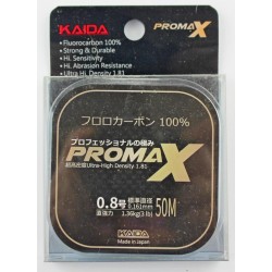 Леска флюорокарбон Kaida Promax №0.8 (0,161мм, 50м, 1.36кг)
