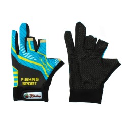 Перчатки рыболовные JpFishing Fishing Sport (р.XXL, цвет синий/черный)
