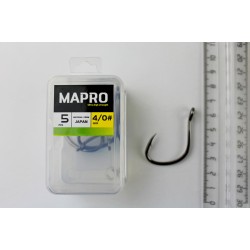 Крючок Mapro KN-5BN №4/0 (5шт, чёрный)