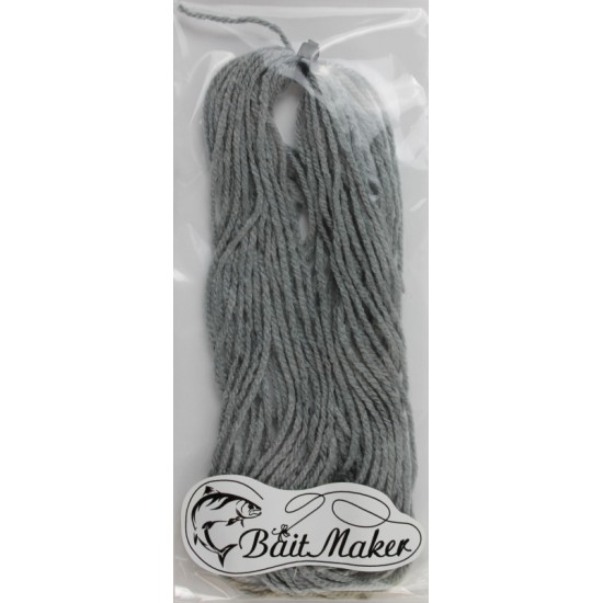 Купить Материал для вязания приманки (шерсть) 10 м серый в магазине Примспиннинг