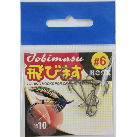 Купить Крючок Tobimasu №12 (10шт, silver) в магазине Примспиннинг