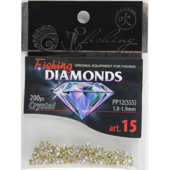 Купить Стразы Fishing Diamonds (Crystal, Pp12/SS5, 1.8-1.9 mm, 200 шт) в магазине Примспиннинг