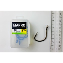 Крючок Mapro KN-5BN №5/0 (5шт, чёрный)