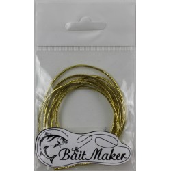 Материал для вязания приманки (шнур эластичный) 1м золотой