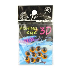 Глазки JpFishing Fishing Eye 3D (10мм, 10шт, color 004)
