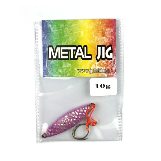 Купить Булер JpFishing Metal Jig (10гр, twin hook, color 010) в магазине Примспиннинг