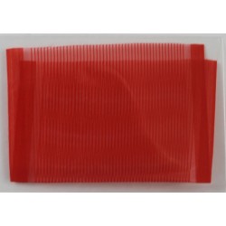 Материал для вязания бород на самодуры (лента для бантов) 10см 80мм красный