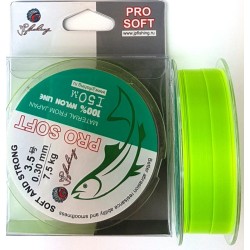 Леска JpFishing Pro Soft №3,5 (0,30мм, 150м, 7.5кг, poison green)