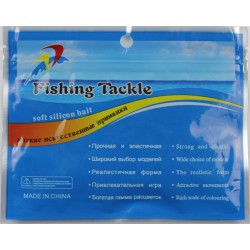 Черви силиконовые Fishing Tackle (20шт, 90мм, green)