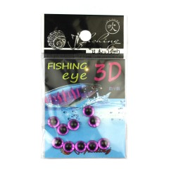 Глазки JpFishing Fishing Eye 3D (8мм, 10шт, color 020)