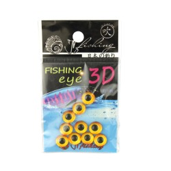 Глазки JpFishing Fishing Eye 3D (10мм, 10шт, color 026)