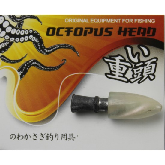 Купить Голова на октопус Octopus head (5.6гр, 2.5см, белый) в магазине Примспиннинг