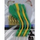 Купить Поводок №18 Hayabusa (12, 5кр белые, люрикс, желто-зеленая резина) в магазине Примспиннинг