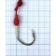 Купить Ассист-хук JpFishing Single Hook №20 (1шт, 0,5мм, with swivel №4) в магазине Примспиннинг