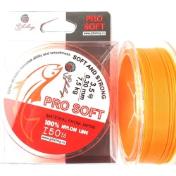Леска JpFishing Pro Soft №3,5 (0,30мм, 150м, 7.5кг, poison orange)