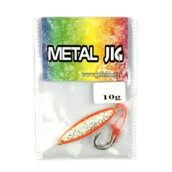 Купить Булер JpFishing Metal Jig (10гр, twin hook, color 006) в магазине Примспиннинг