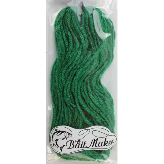 Купить Материал для вязания приманки (шерсть) 10 м темно зеленый в магазине Примспиннинг