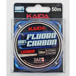 Леска флюорокарбон Kaida Fluorocarbon Leader Transparent (0,17мм, 50м, 2,37кг)