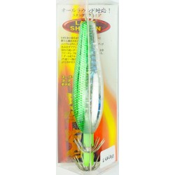 Кальмарница-грузило JpFishing Gloss (100гр, Green UV Glow)