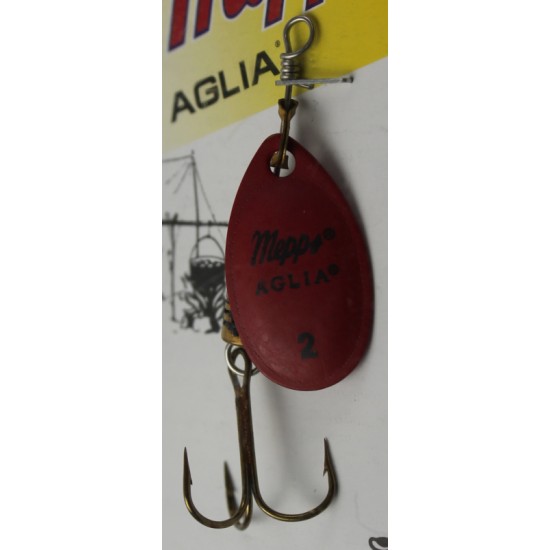 Купить Блесна-вертушка Mepps Aglia №2 (4.5гр, Red) в магазине Примспиннинг